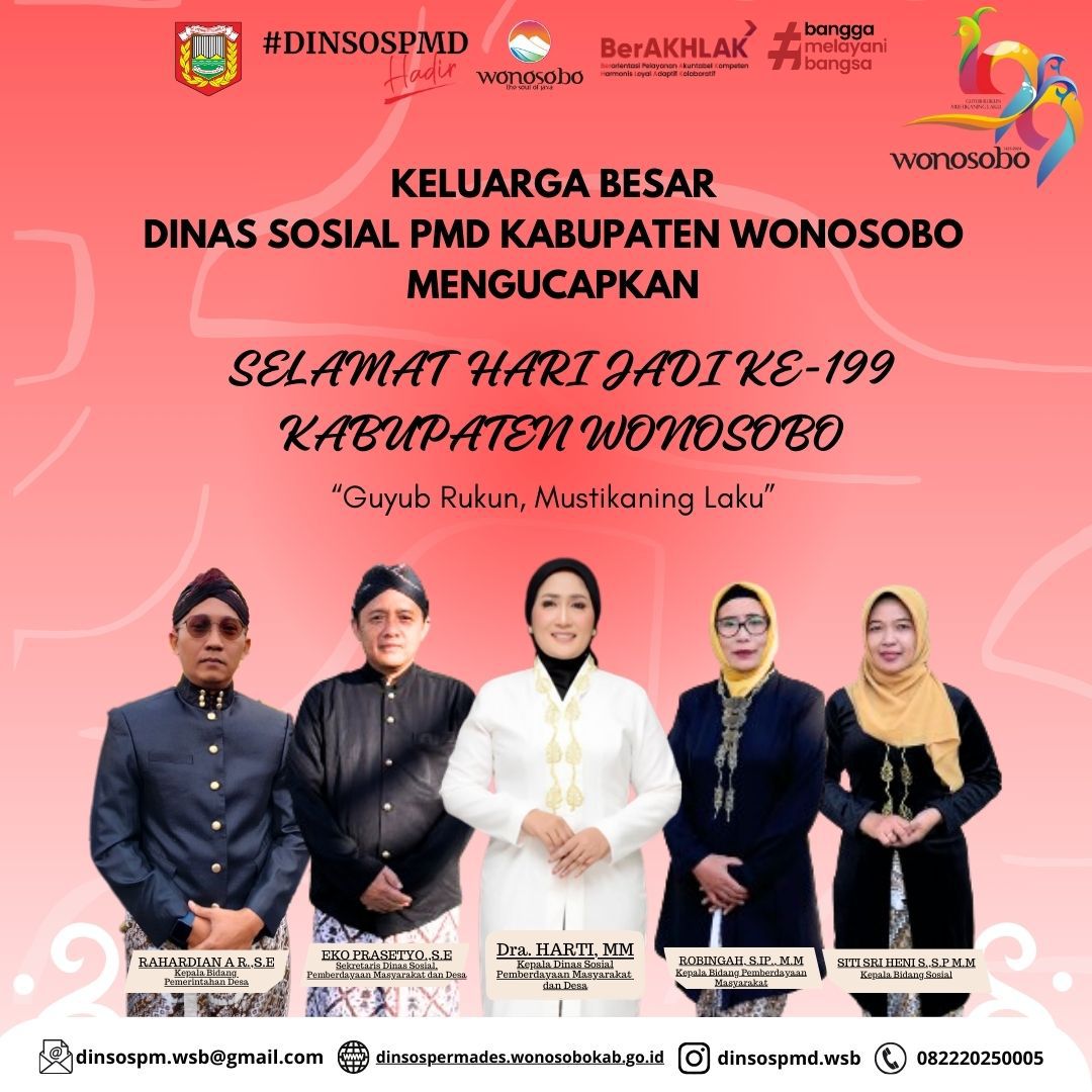 Hari Jadi  Kabupaten Wonosobo ke - 199